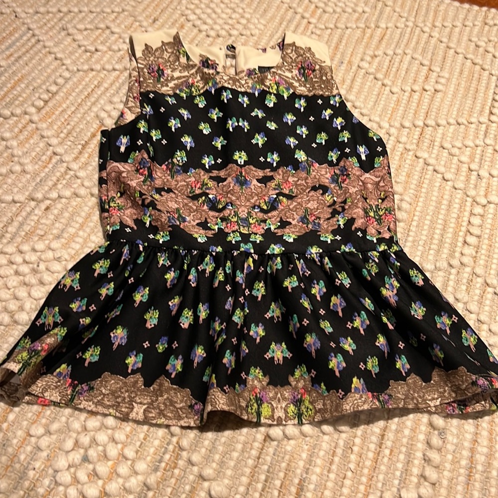 Top shop peplum top
